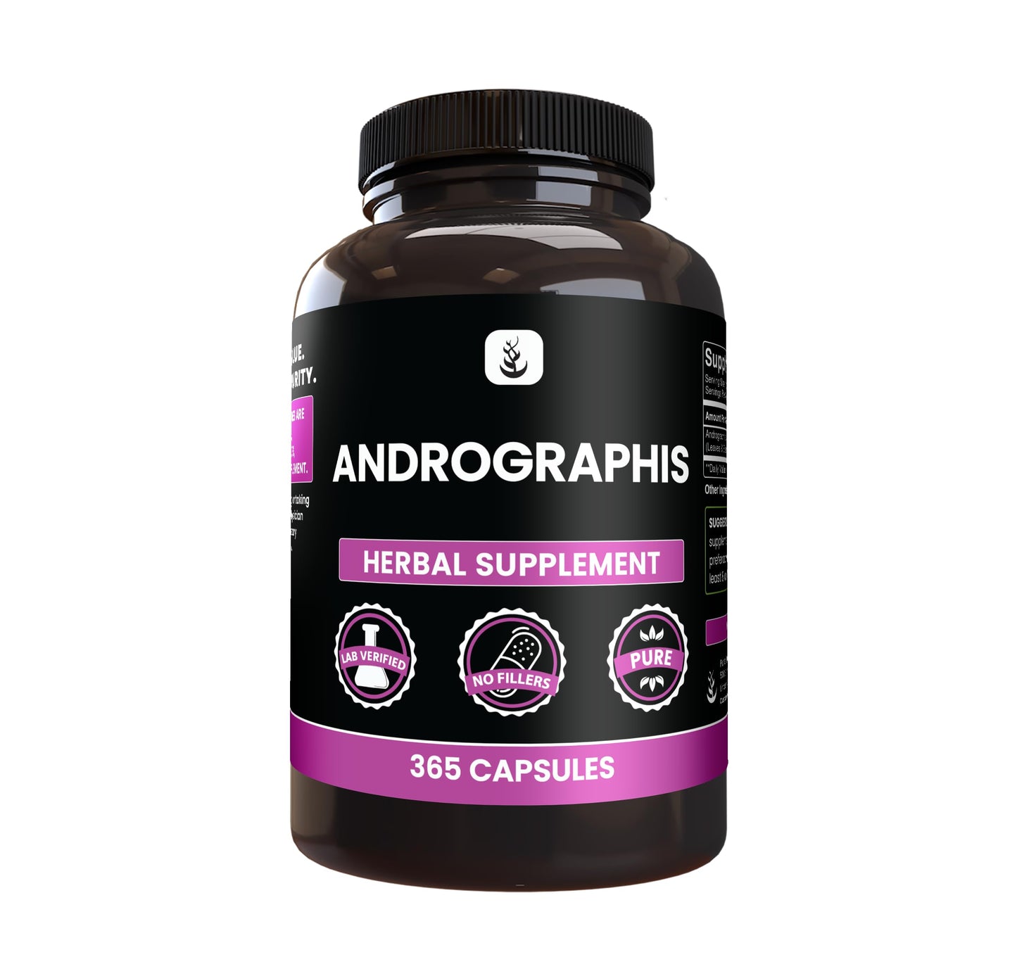 PURE ORIGINAL INGREDIENTS Andrographis Paniculata Capsules 365 Count