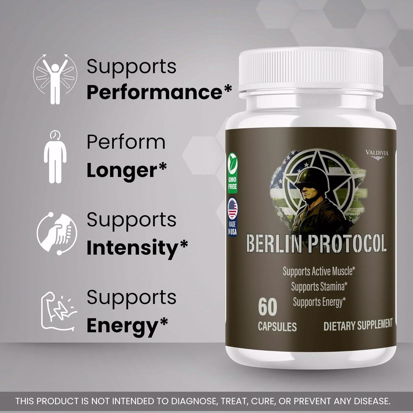 KYFLAG Berlin Protocol Dietary Supplement Capsules 60 Count