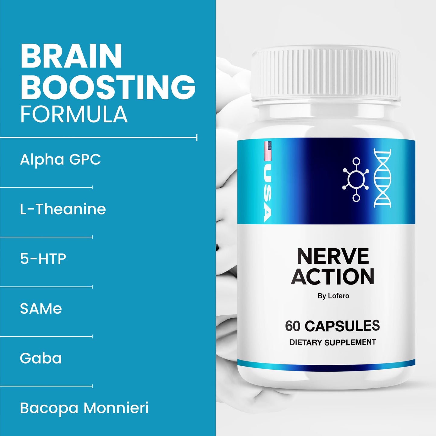 Lofero Nerve Action Capsules 180 Capsules