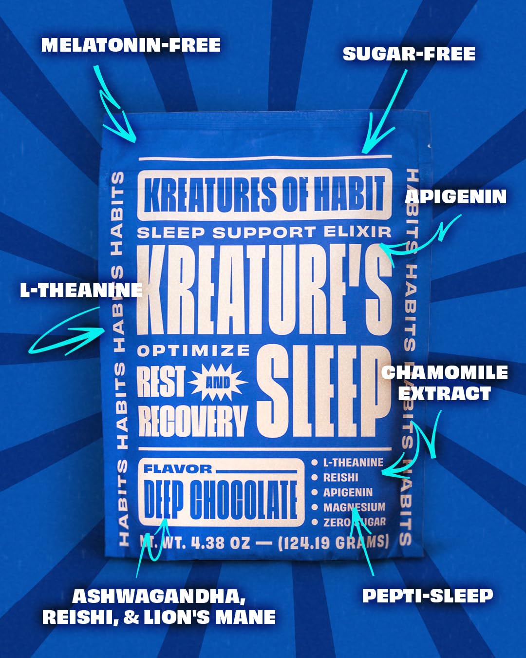 Kreatures of Habit KREATURE'S Sleep Powder 12 oz