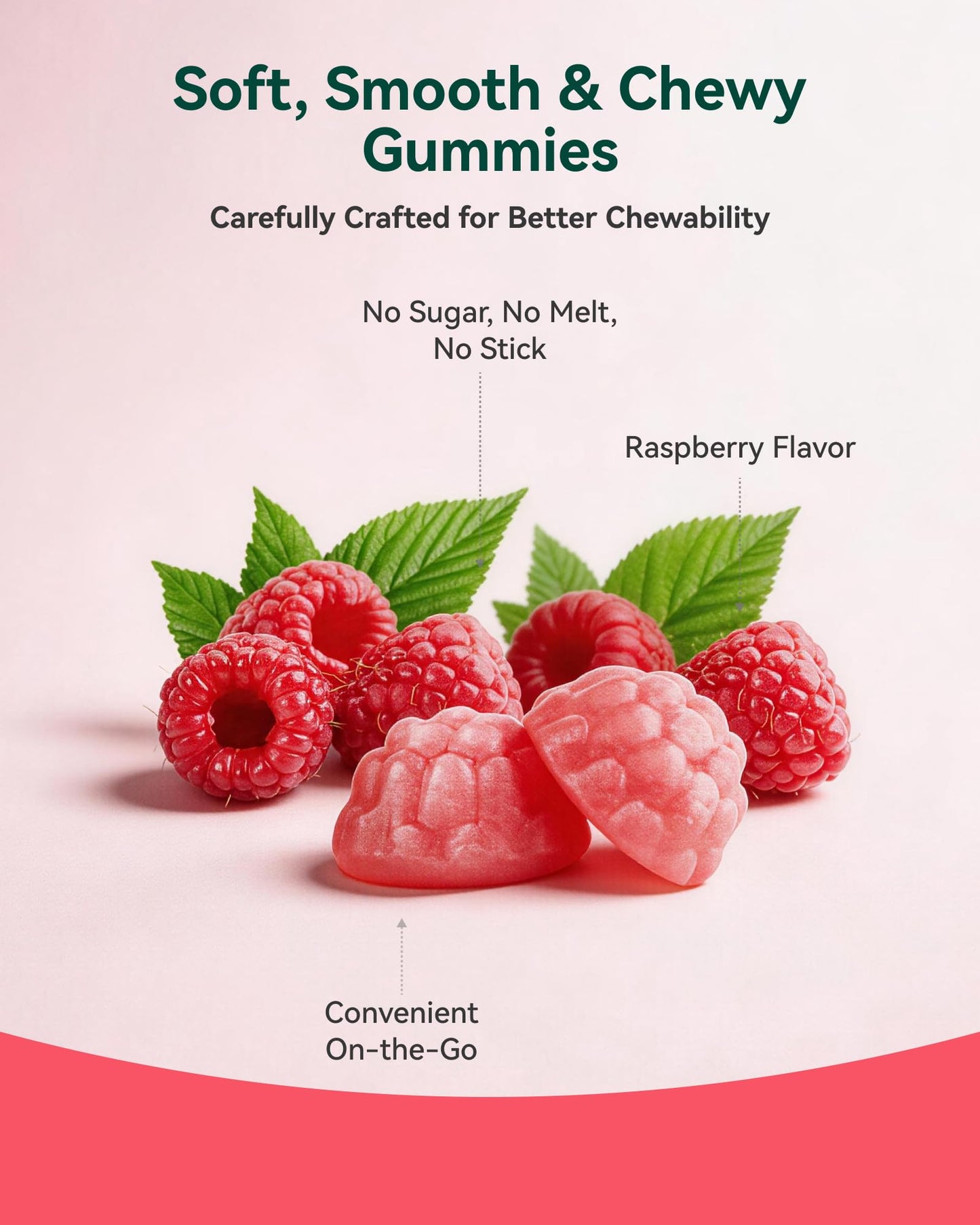 Inner Brightness Magnesium Glycinate Gummies 860mg (100mg Elemental), 60 Count