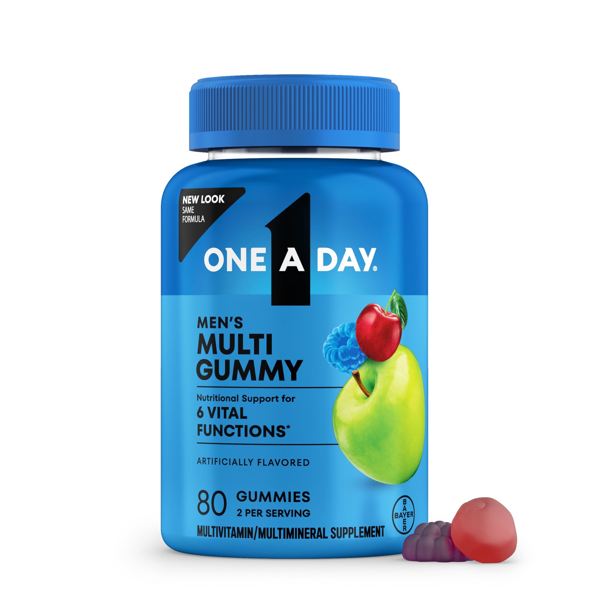 ONE A DAY Men's Multivitamins Gummies, 80 Count