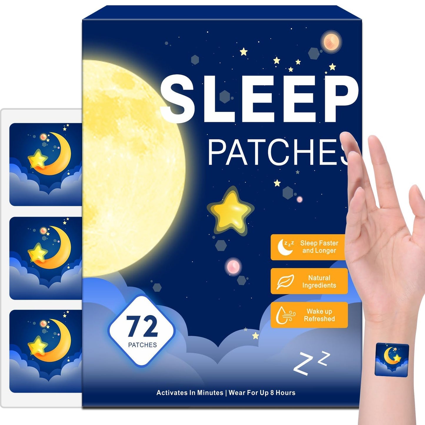 Yongsenina Sleep Patches Tablets 72PCS