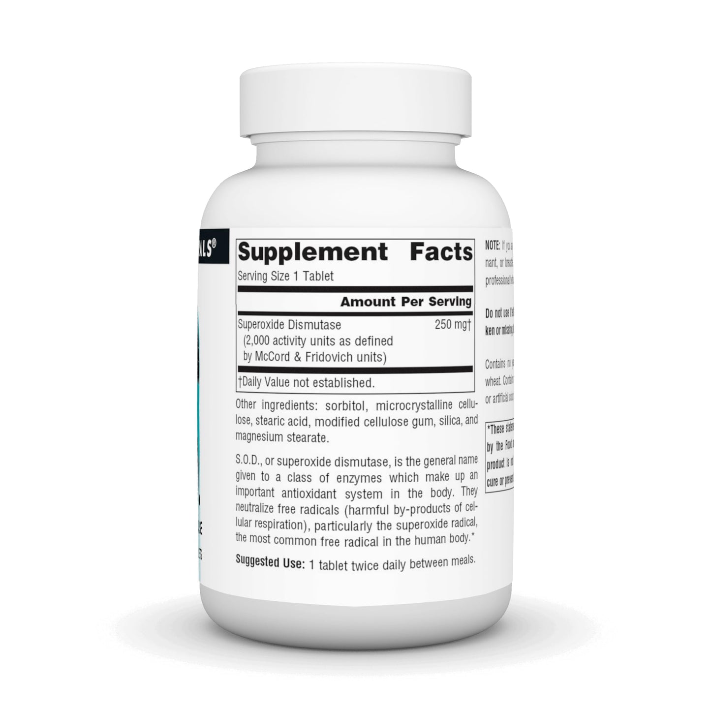 Source Naturals S-O-D Superoxide Dismutase 180 Tablets