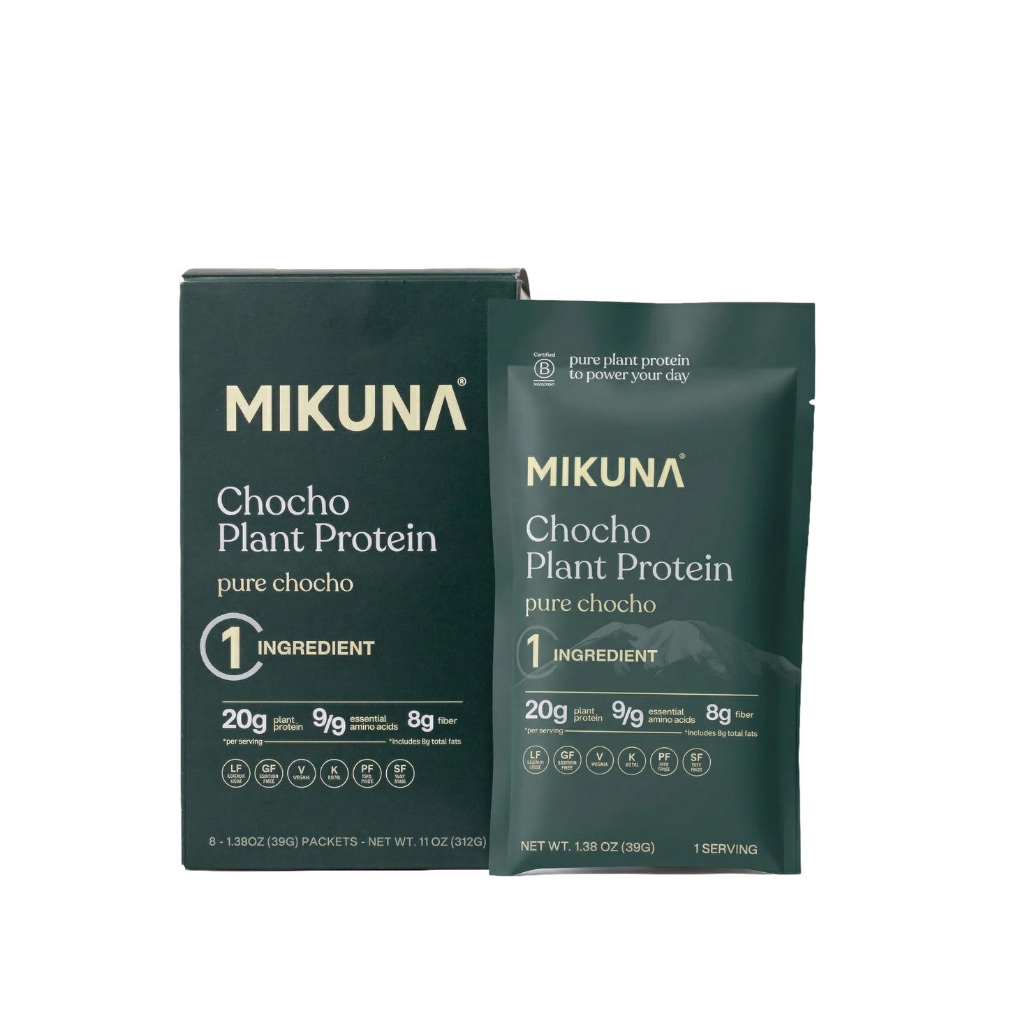 Mikuna Plant Protein Powder Pure, 8 Servings