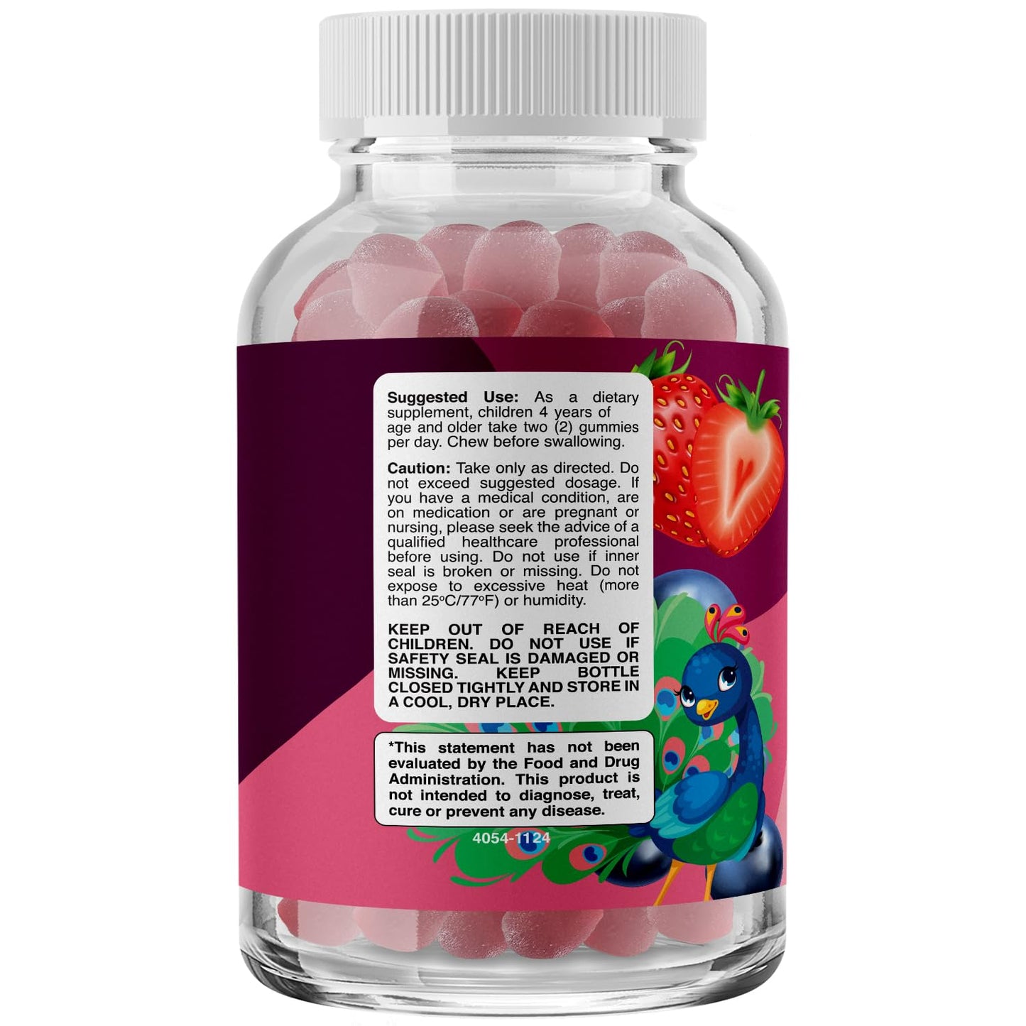 Phytoral Vegan Kids Focus Gummies 60 Count
