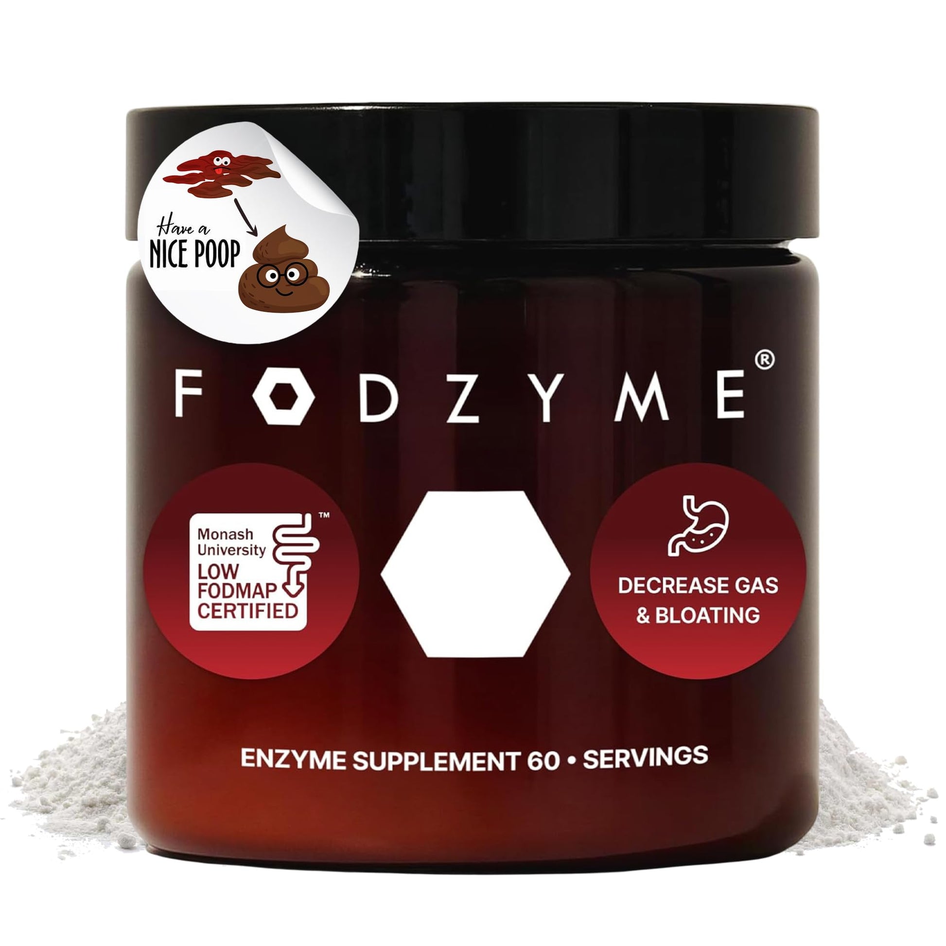 FODZYME Home Kit Digestive Enzymes Powder 1.59 oz