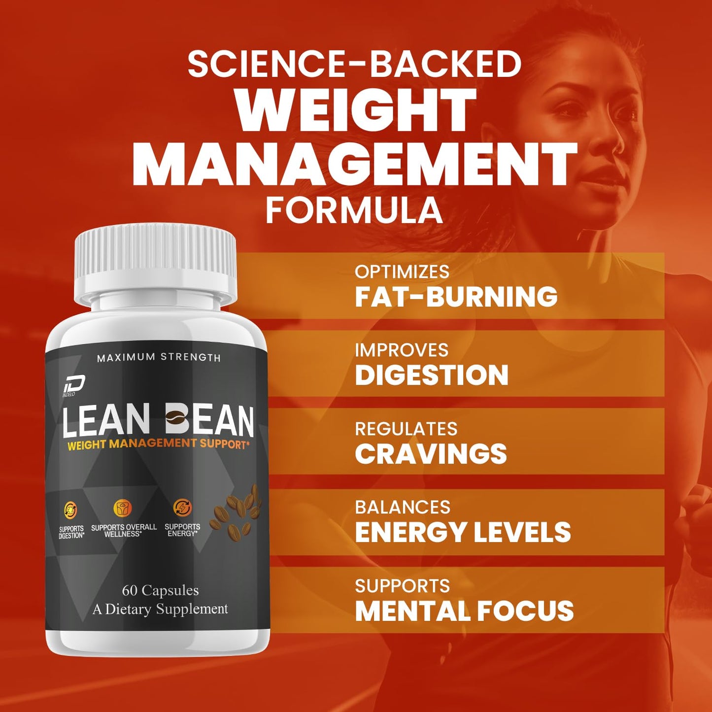 Indelo Lean Bean Capsules 300 Capsules