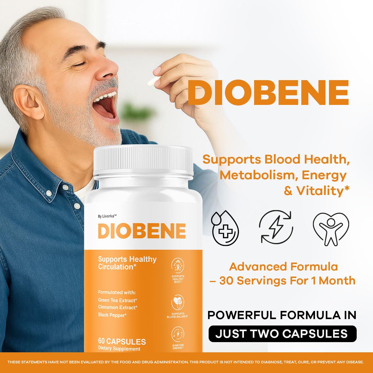 LIVORKA Diobene Capsules, 120 Capsules