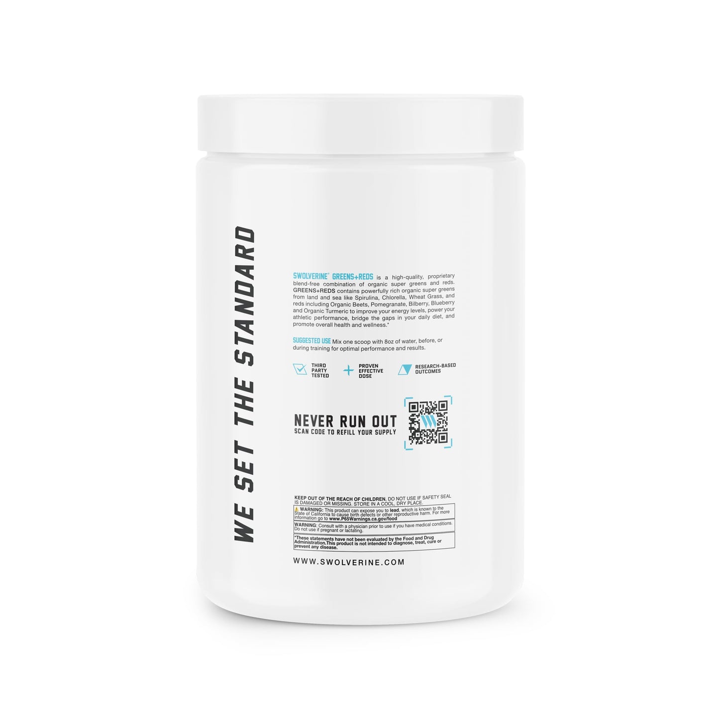 Swolverine Greens & Reds Powder, 14.82 oz