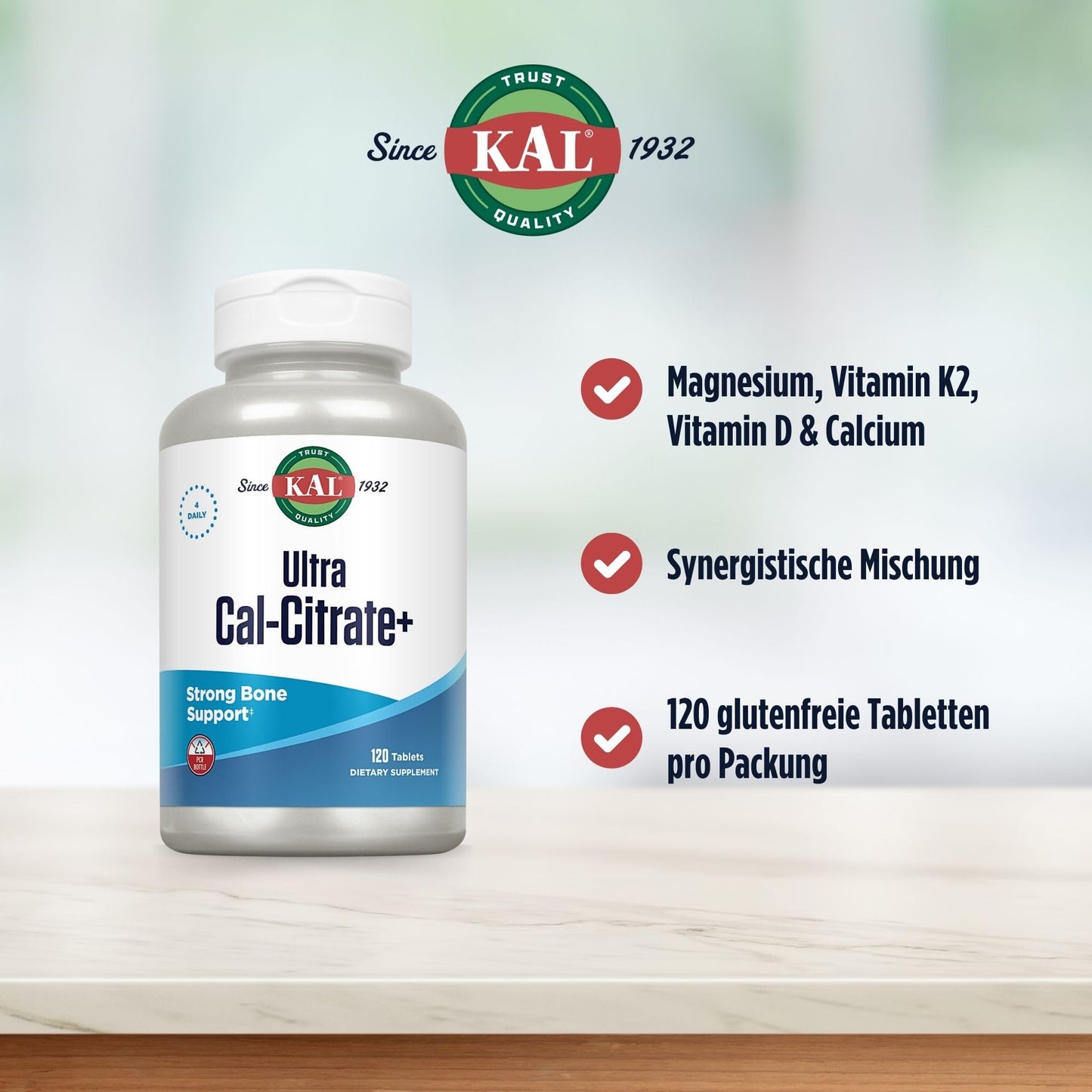 KAL Ultra Calcium Citrate Plus Tablets 120