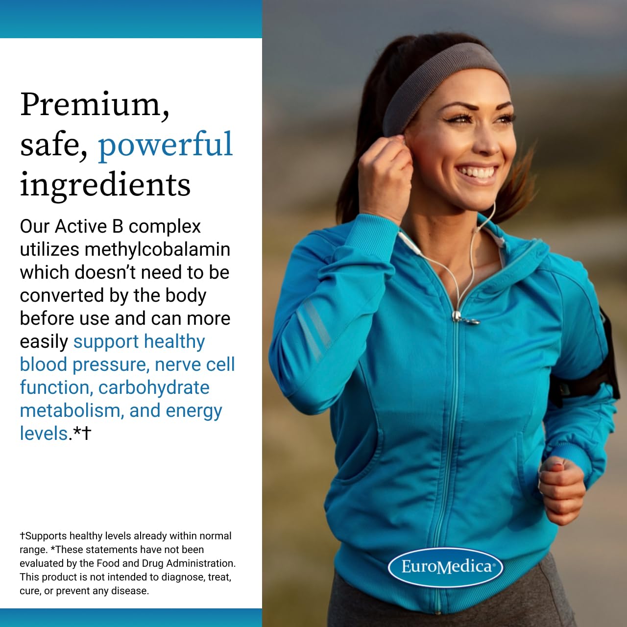 EuroMedica Active Bio-B Caps, 60 Capsules