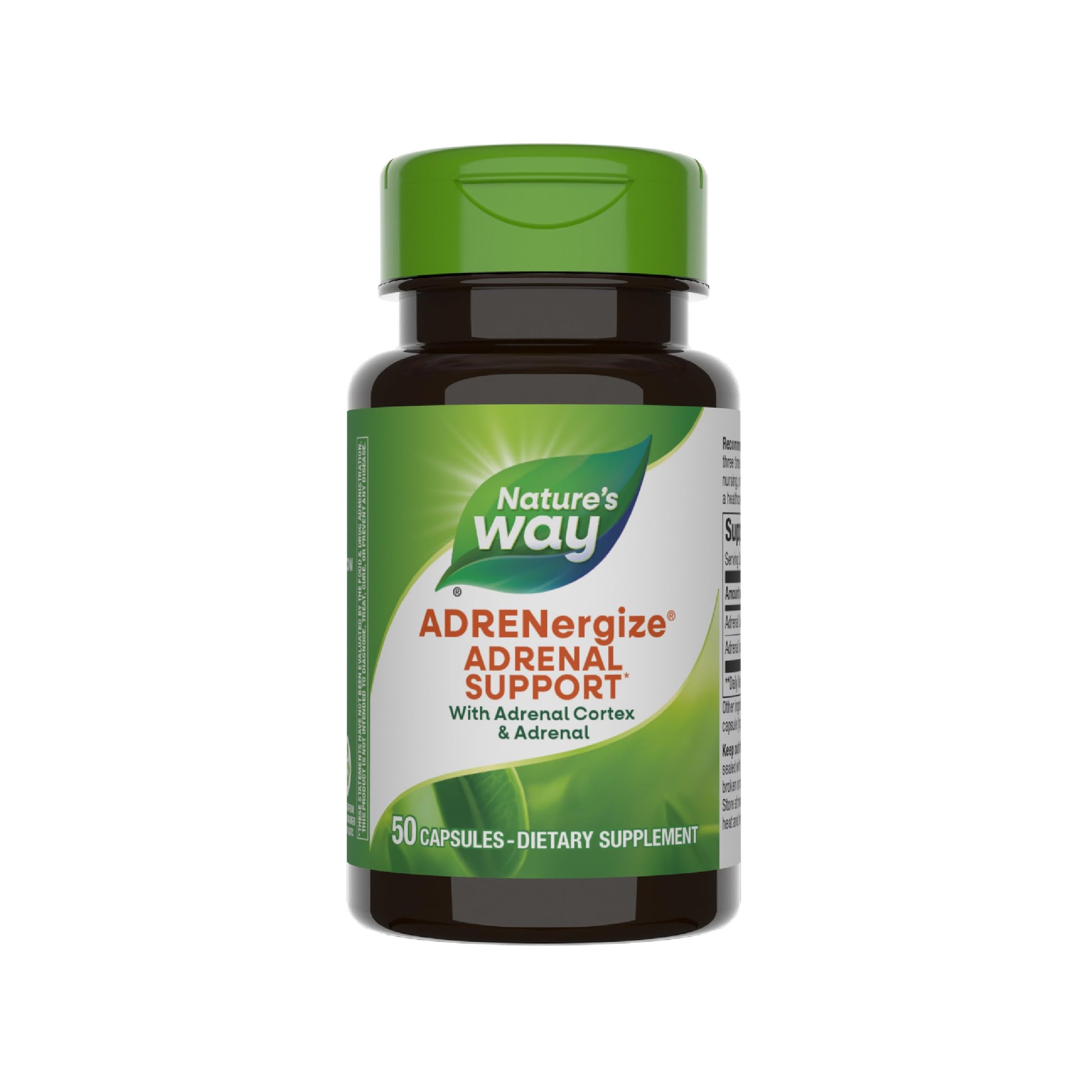 Nature's Way ADRENergize Adrenal Support Capsule, 50 Count