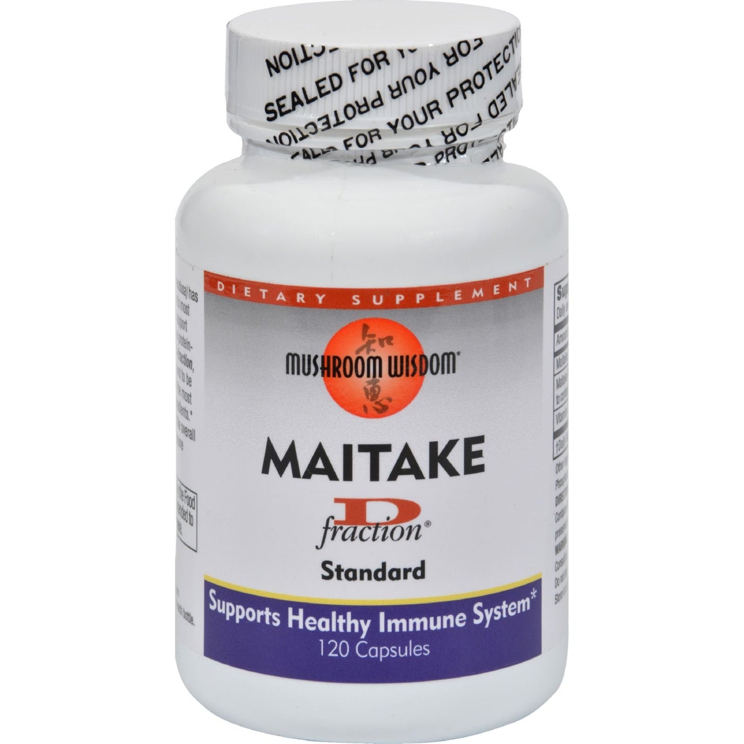 Maitake Mushroom Wisdom Maitake D-Fraction 120 Capsule 1 Count
