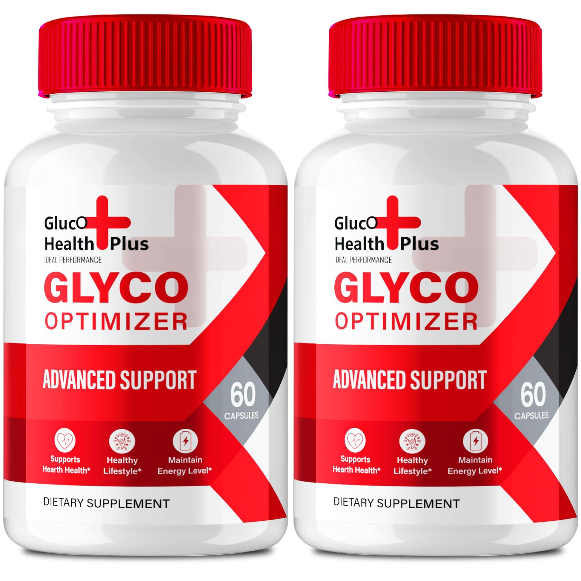 IDEAL PERFORMANCE Gluco Health Plus Blood Formula Support Supplement Capsules, 120 Capsules