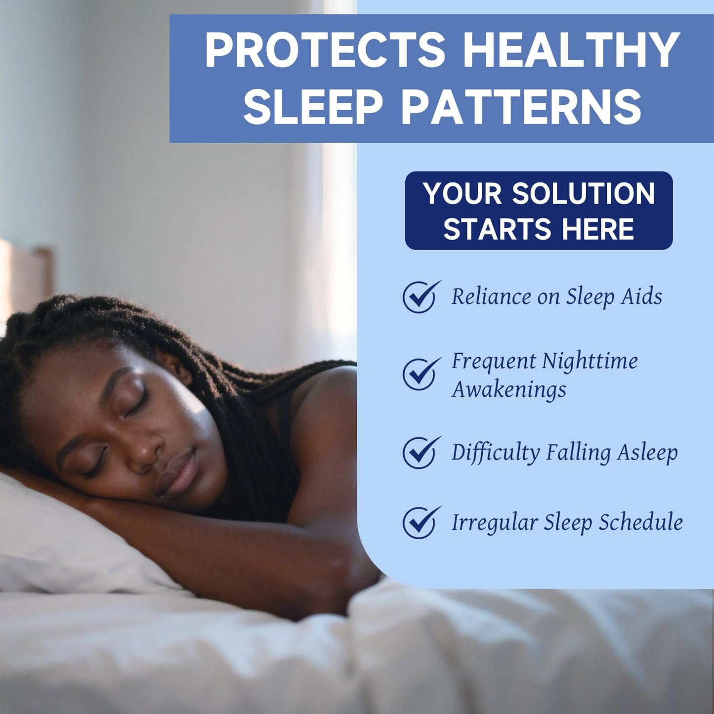 NatureU Melatonin Free Sleep Supplement for Adults Tablet, 15 Tablets