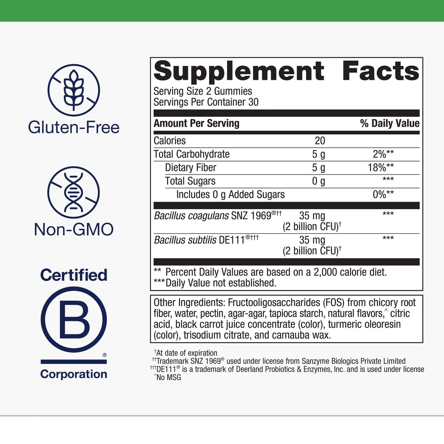 Metagenics UltraFlora 3 in 1 Daily Probiotic & Postbiotic Gummies, 60 Gummies