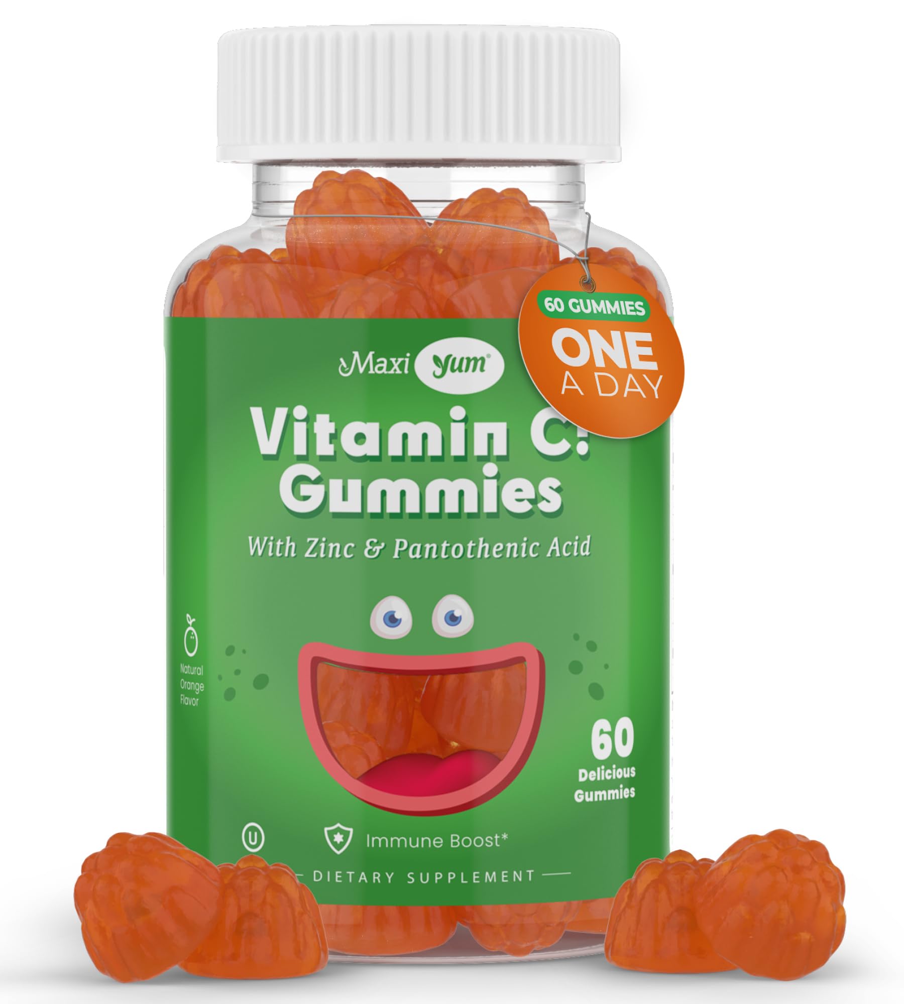 Maxi Health Vitamin C with Zinc 60 Gummies