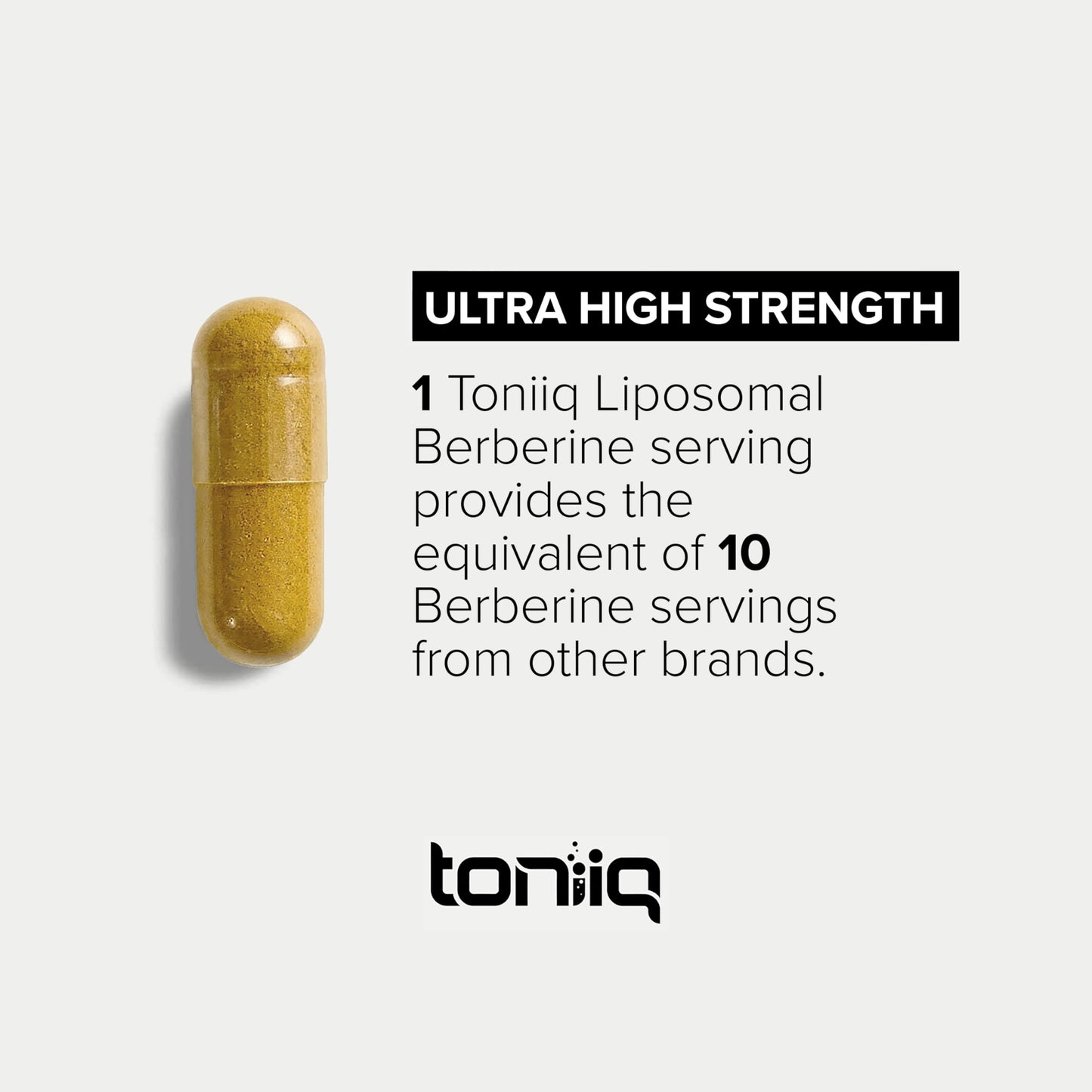Toniiq Liposomal Berberine Capsules 90 Count