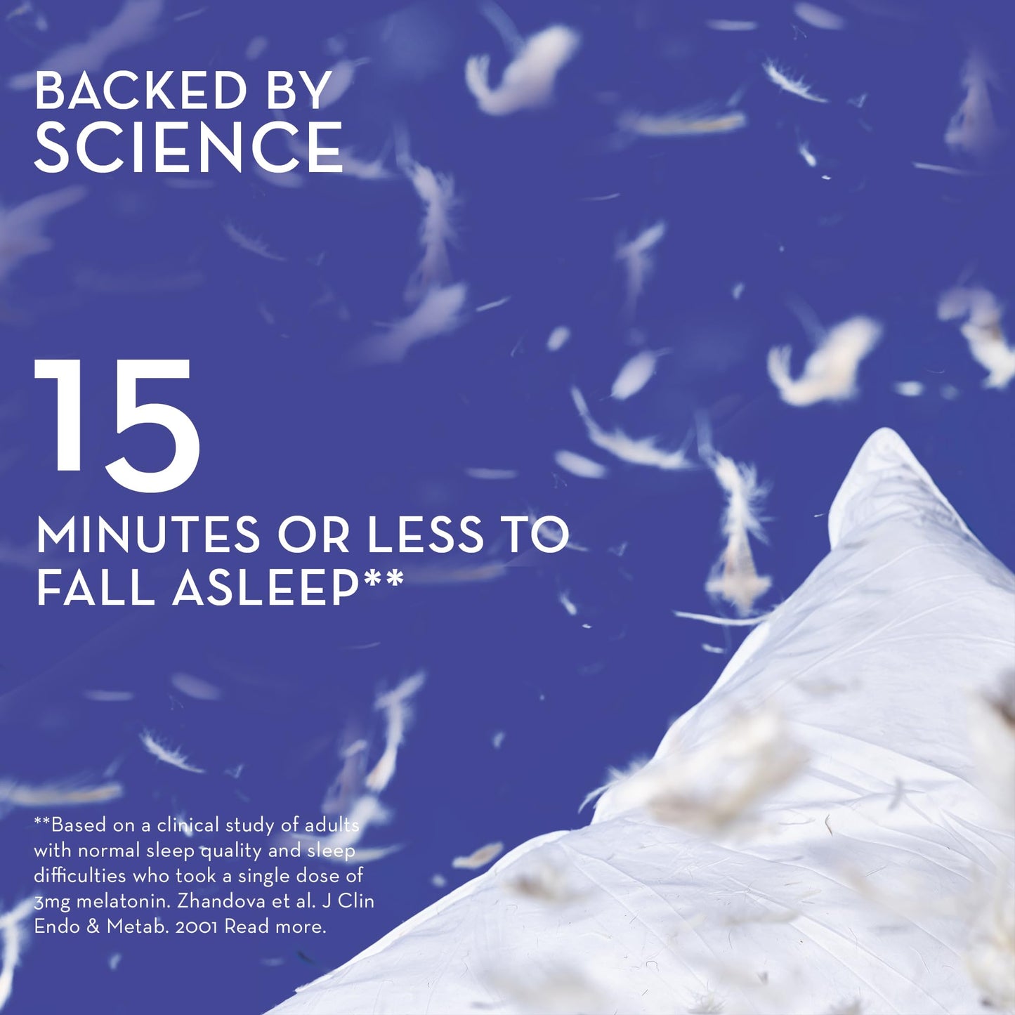HUM Beauty zzZz Melatonin Sleep Supplement for Adults 30 Tablets