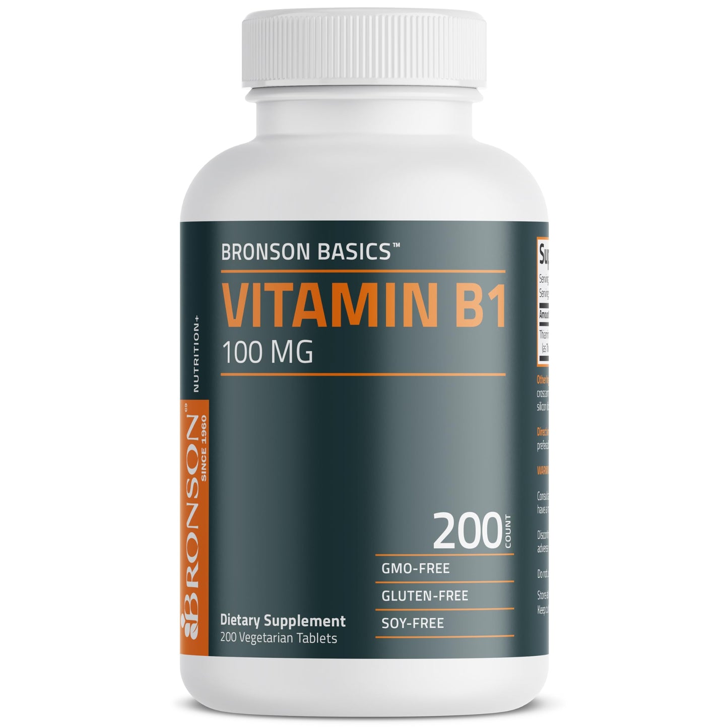 Bronson Vitamin B1 100mg 200 Tablets