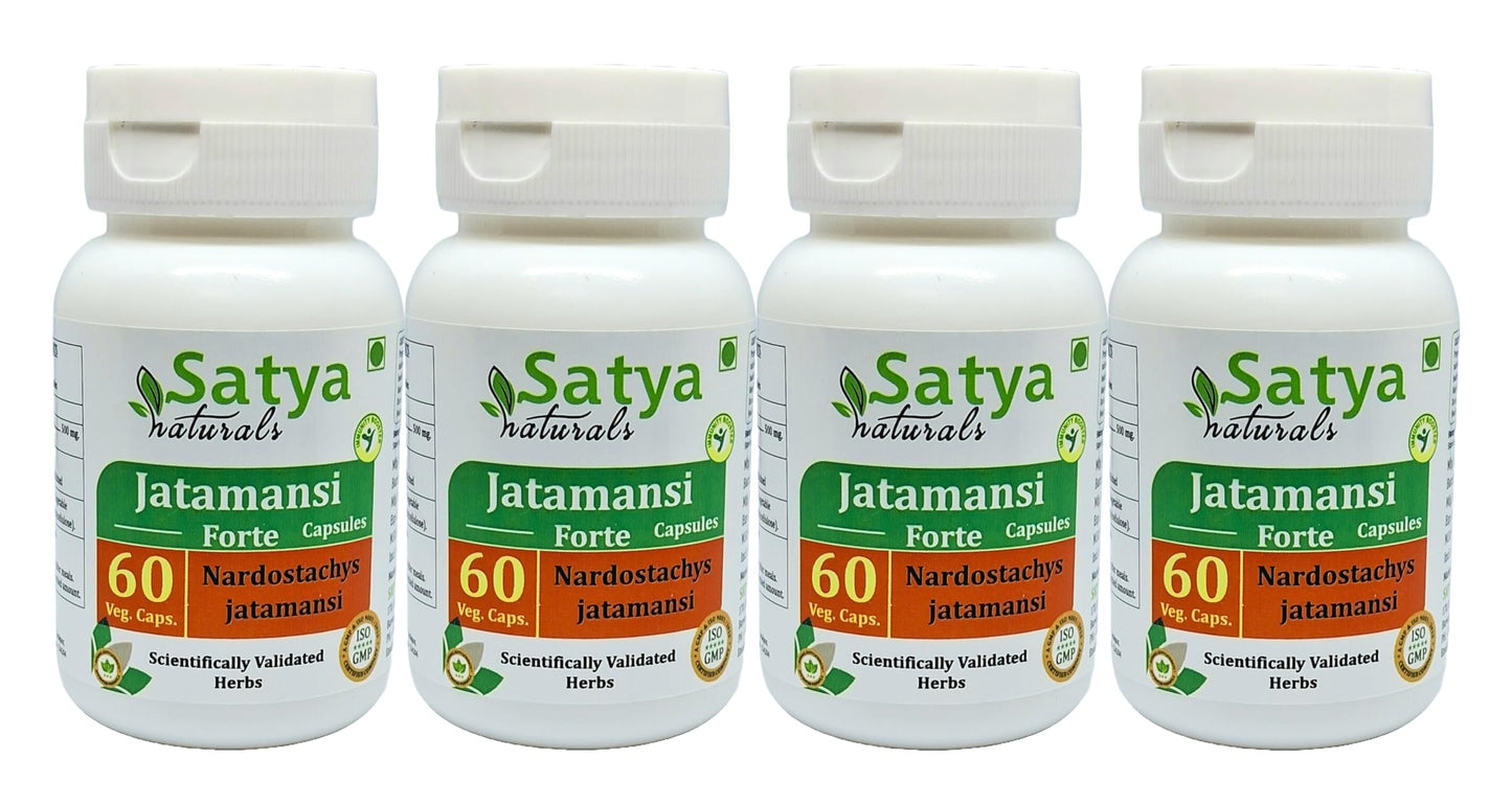 Satya Naturals Jatamansi Forte Capsule 500 mg, 240 Count Capsules