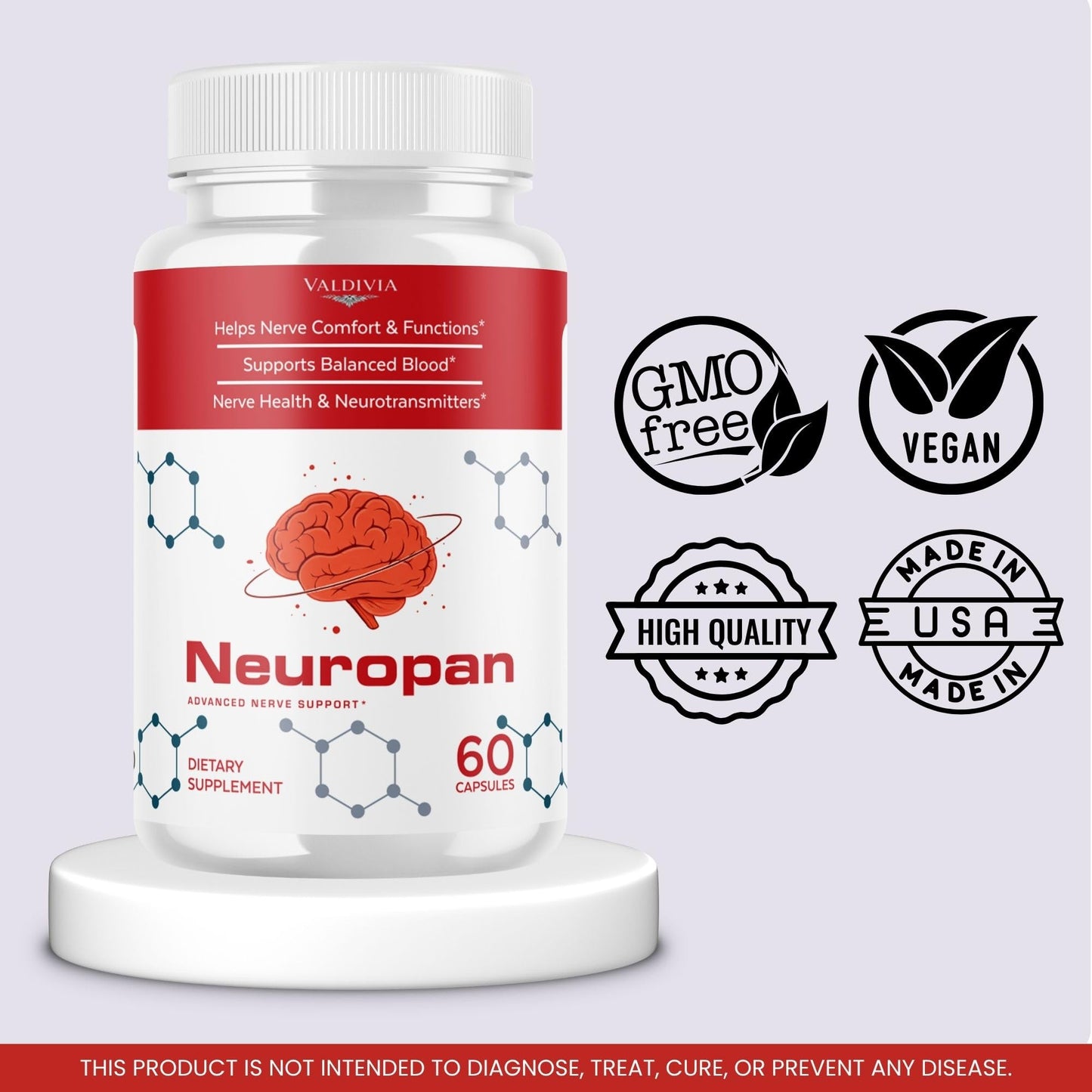 Valdivia Neuropan Capsules, 60 Count