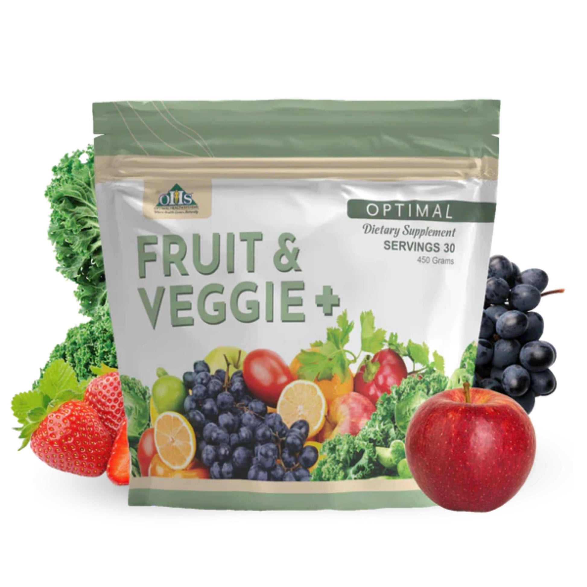 Optimal Health Systems Optimal Fruit & Veggie Plus Capsule 30 Count