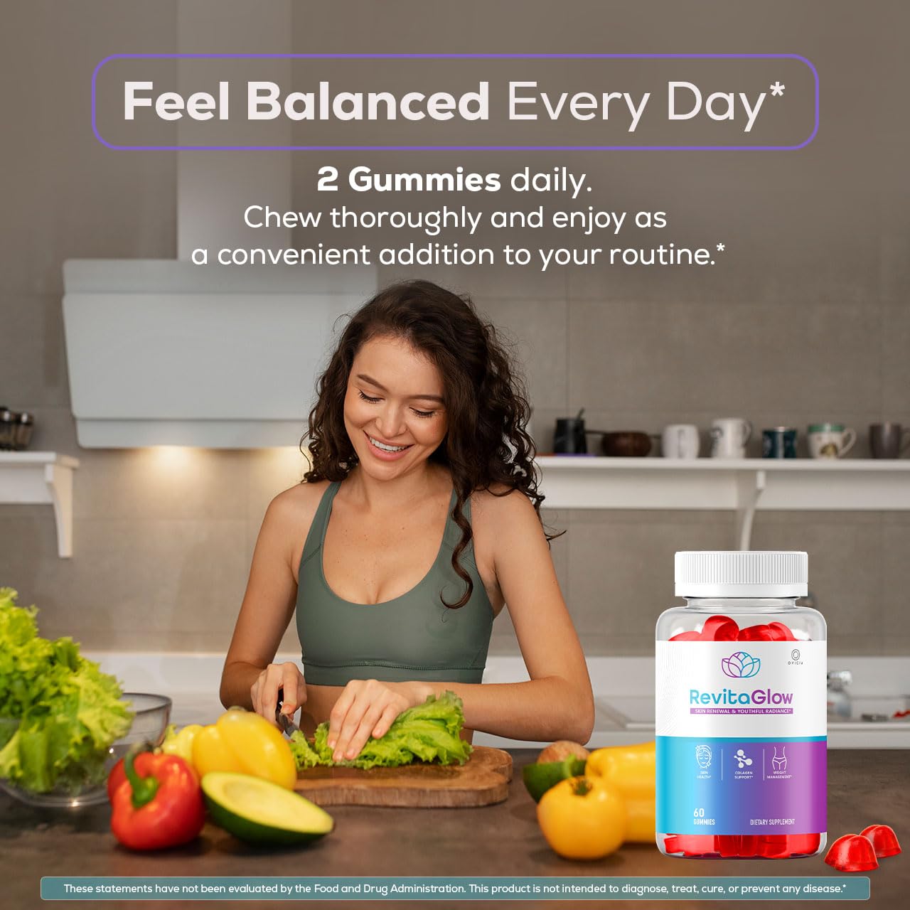 OVICIA Revita Glow Gummies 120 Gummies