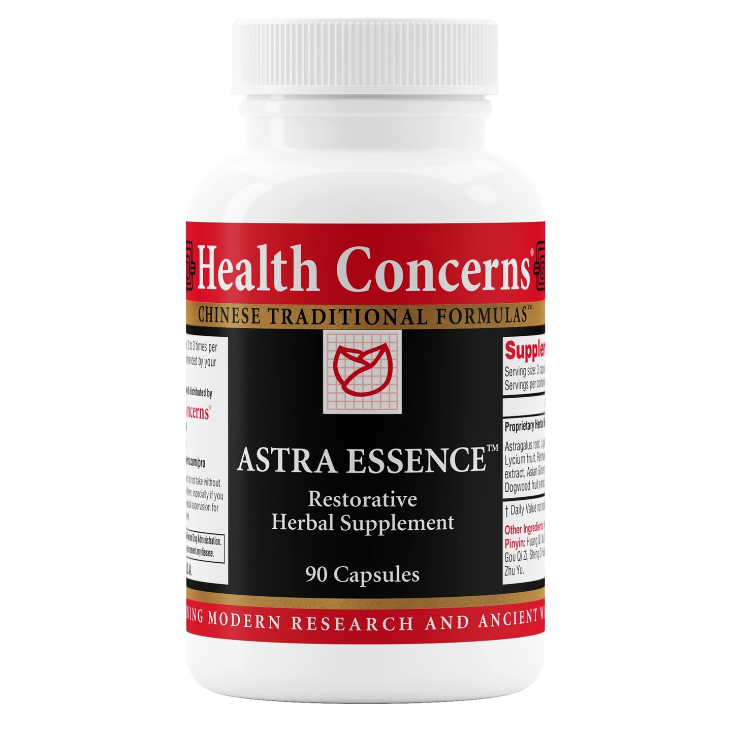 Health Concerns Astra Essence – Herbal Tonic Support Supplement – Traditional Chinese Medicine for Vitality, Memory, Dizziness, Vertigo, Recovery & Immune Support – 90 Capsules
