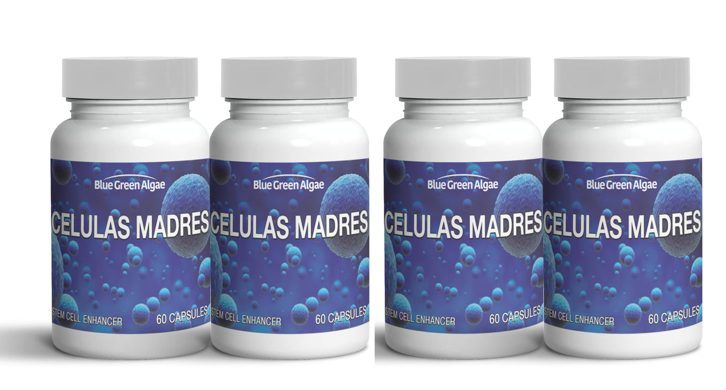 Generic Celulas Madres Stem Cell Supplement for Anti-Aging & Longevity, Non-GMO, Gluten-Free, Vegetarian Capsules, 60 Capsules