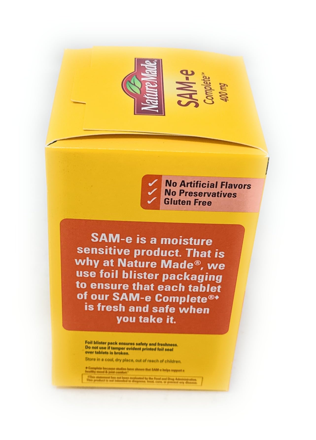 Nature Made SAM-e Complete 400 mg Tablet, 60 Tablets