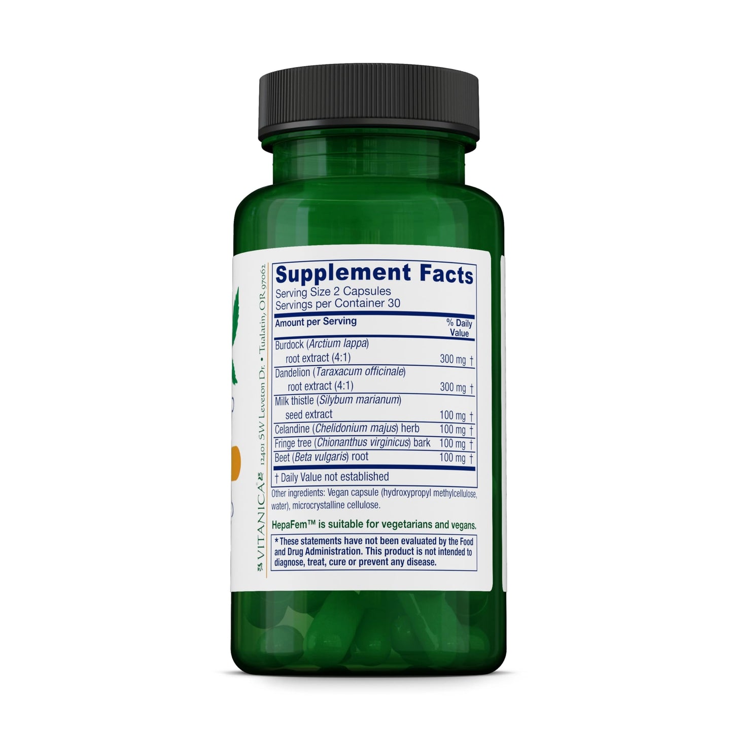 Vitanica Hepafem 60 Capsules
