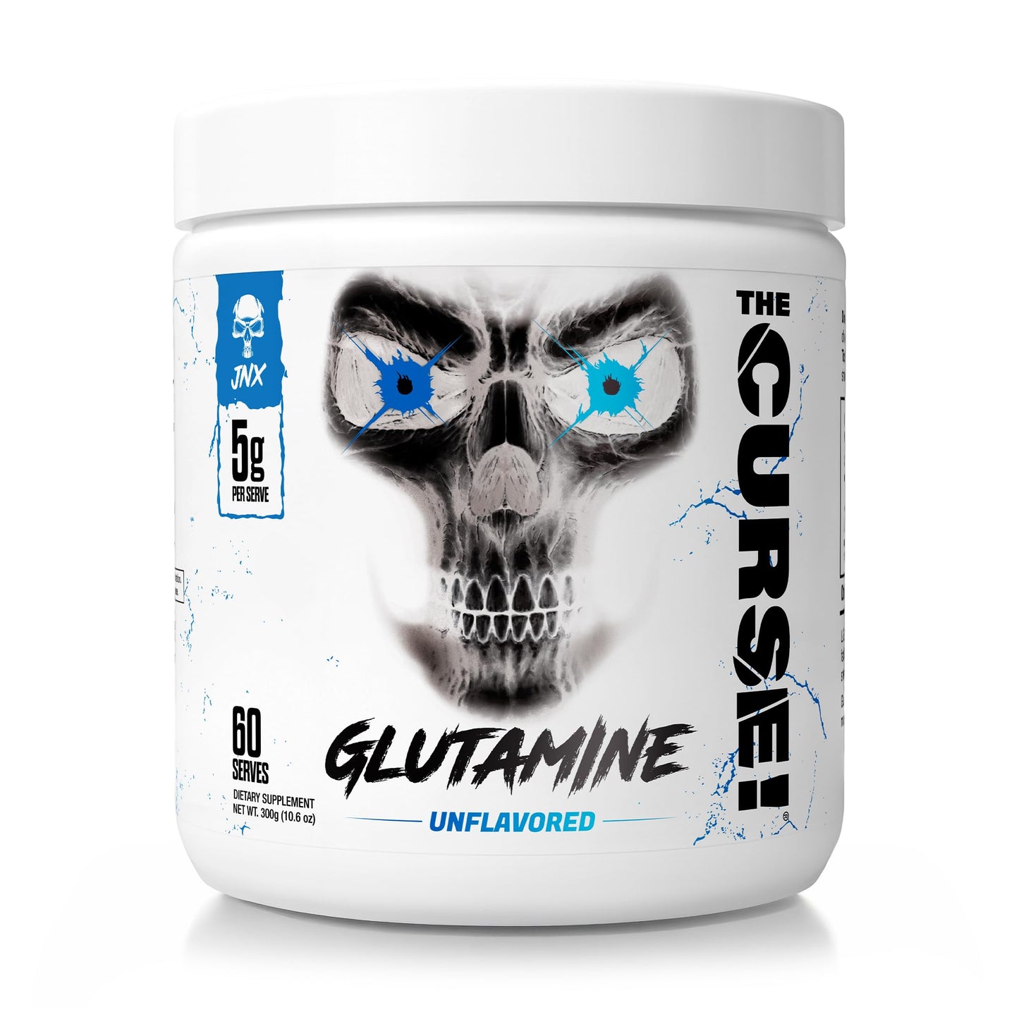 JNX SPORTS The Curse! Glutamine L-Glutamine Powder 5g, 10.6 oz