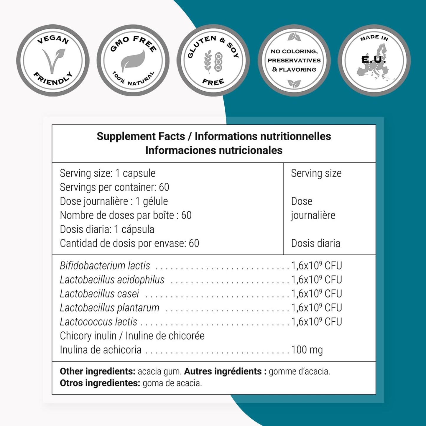 Supersmart Probio Forte 8 Billion CFU Capsule, 60 Count