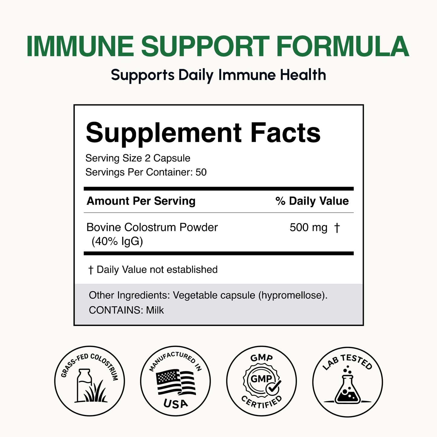 Oramune IGG with Transfer Factor Capsule, 100 Capsules