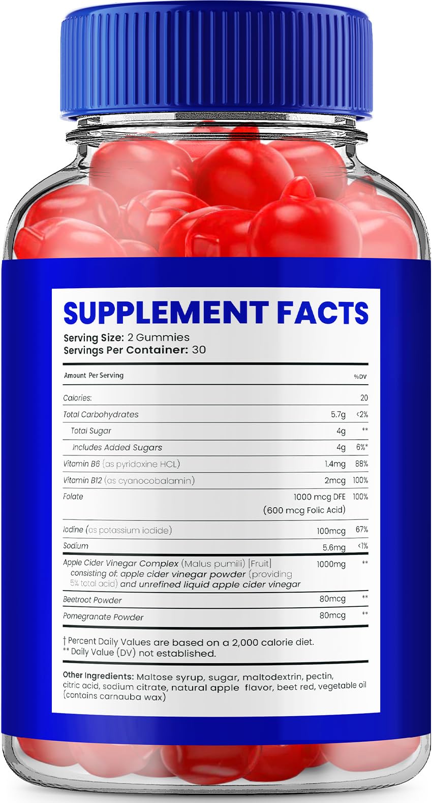 Indelo Health Rise ACV Gummies 60 Gummies