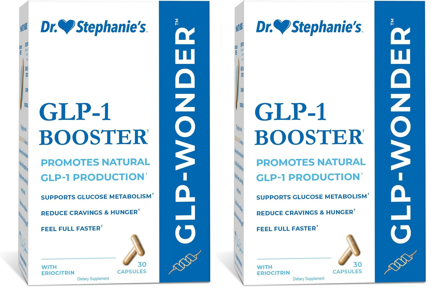Pharmaganics Dr. Stephanie's GLP-Wonder Natural GLP-1 Boosting Supplement - 60 Capsules