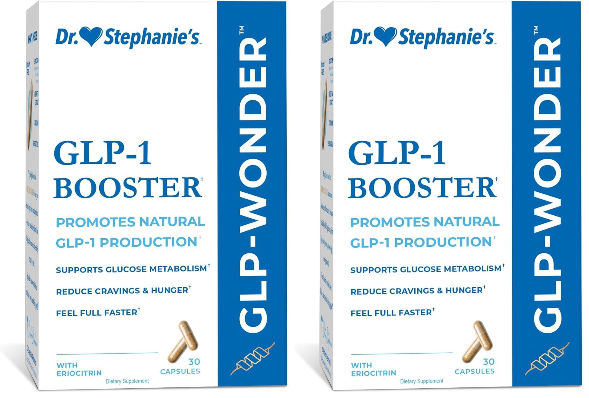 Pharmaganics Dr. Stephanie's GLP-Wonder Natural GLP-1 Boosting Supplement - 60 Capsules
