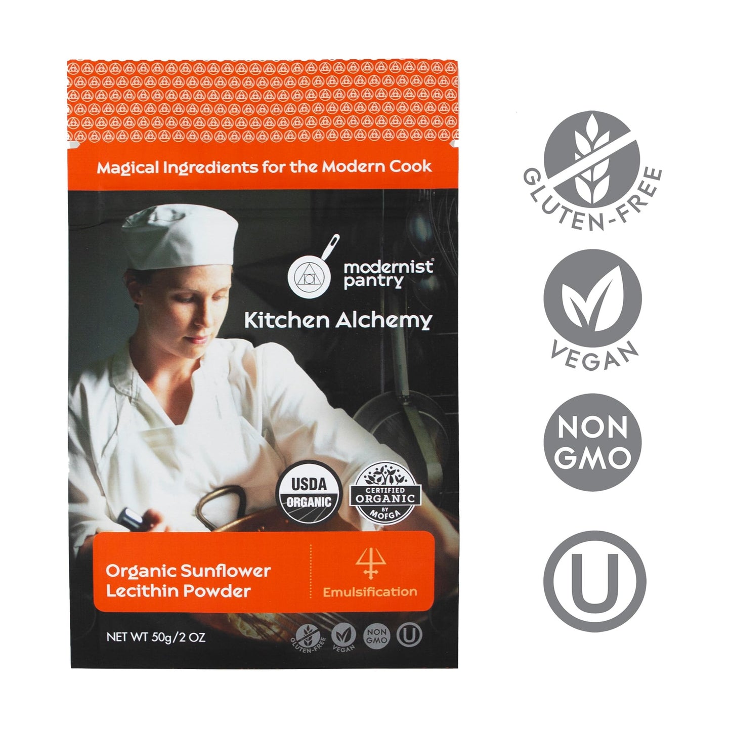 Modernist Pantry Organic Sunflower Lecithin Powder 2 Ounce