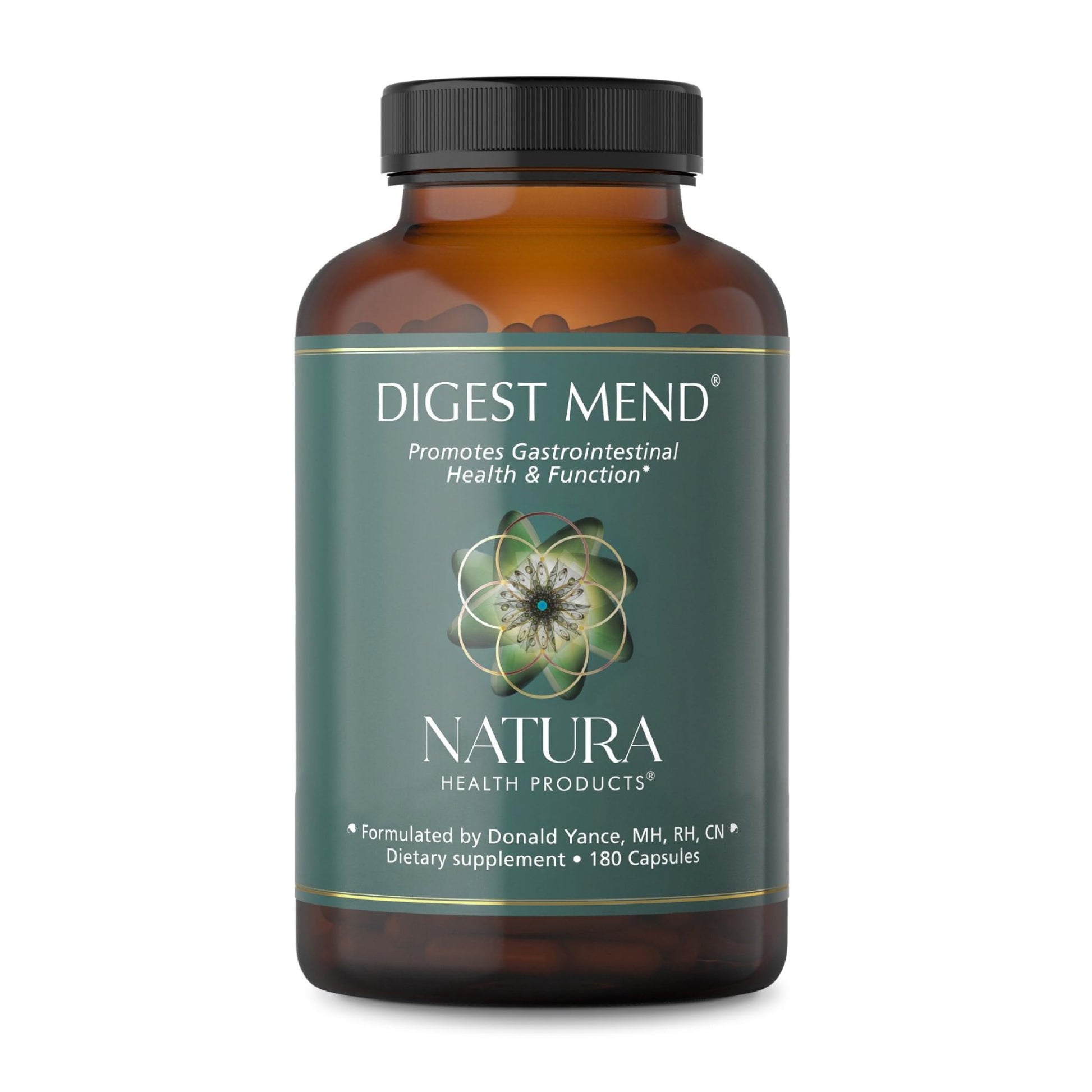 Natura Health Products Digest Mend DGL Licorice & Mastic Gum Capsules, 180 Count
