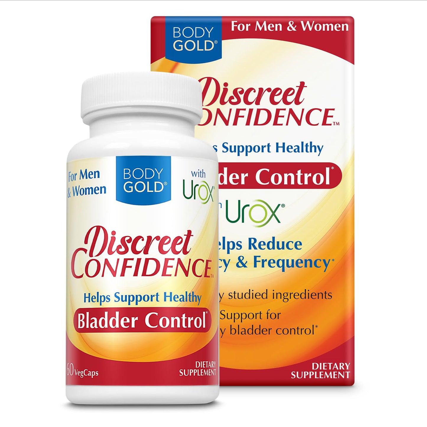 Body Gold Discreet Confidence 60 Capsules
