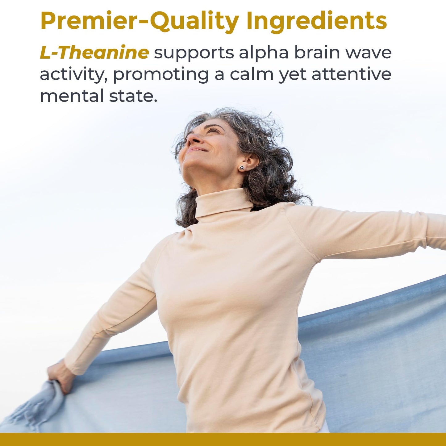 Premier Research Labs L-Theanine Double Strength Pure L-Theanine Supplement 200mg, 60 Capsules