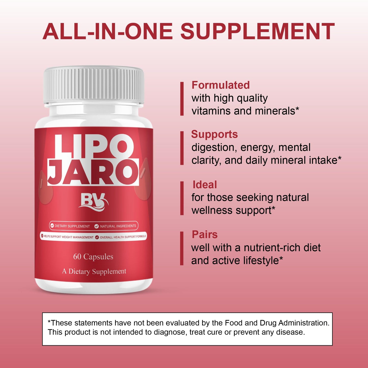BLUE VIBE LipoJaro Capsules 120 Capsules