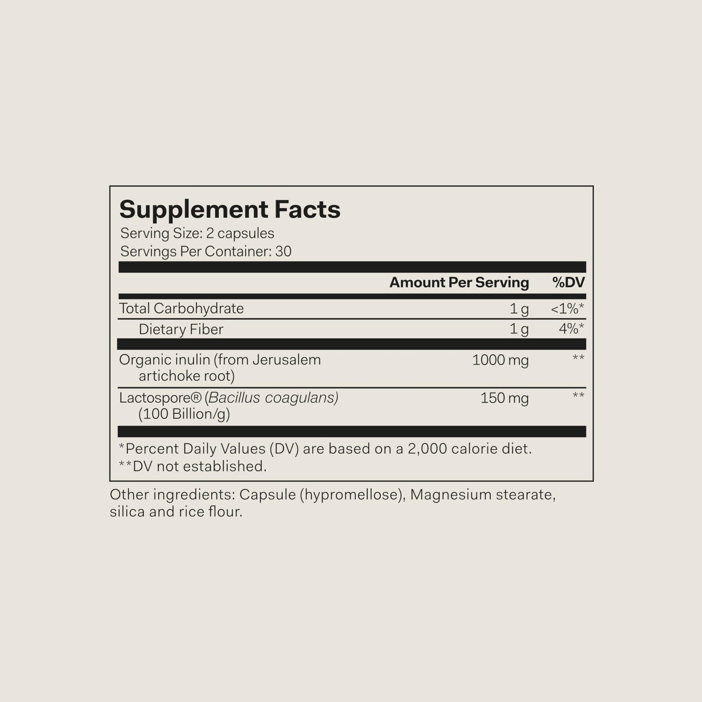 The Nue Co Pre + Probiotic Supplement - Synbiotic & Spore Based Formula for Daily Gut Balance - Vegan & Gluten Free Immune Supplement - Supports Digestive Wellness, Immunity & Skin 60 Capsules
