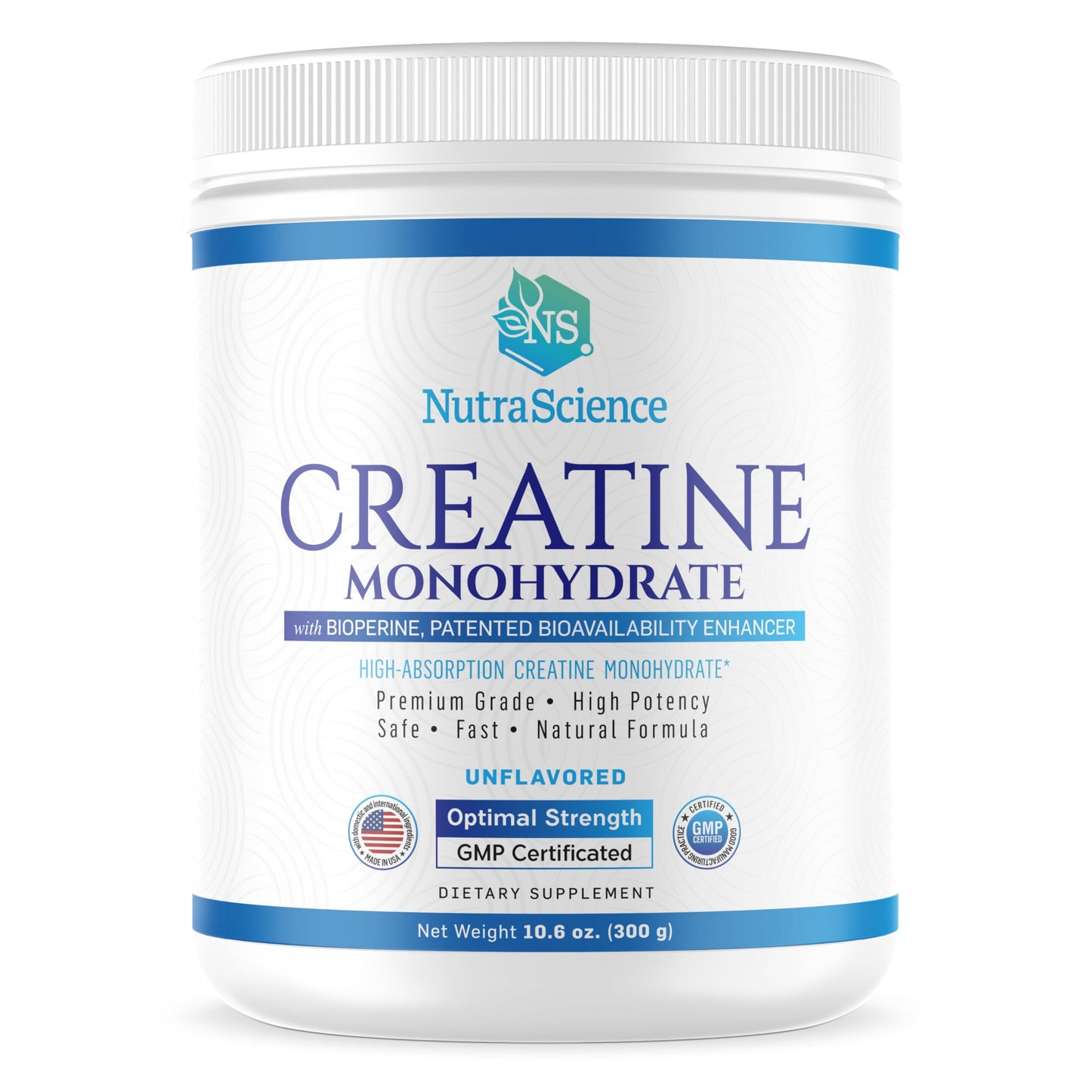 Liarminoo Creatine Monohydrate Powder, 10.6 Ounces