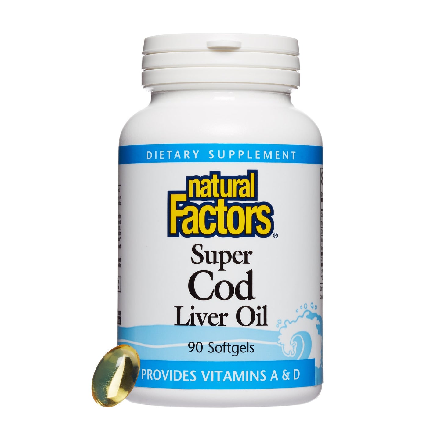 Natural Factors Super Cod Liver Oil Softgel 90 Count