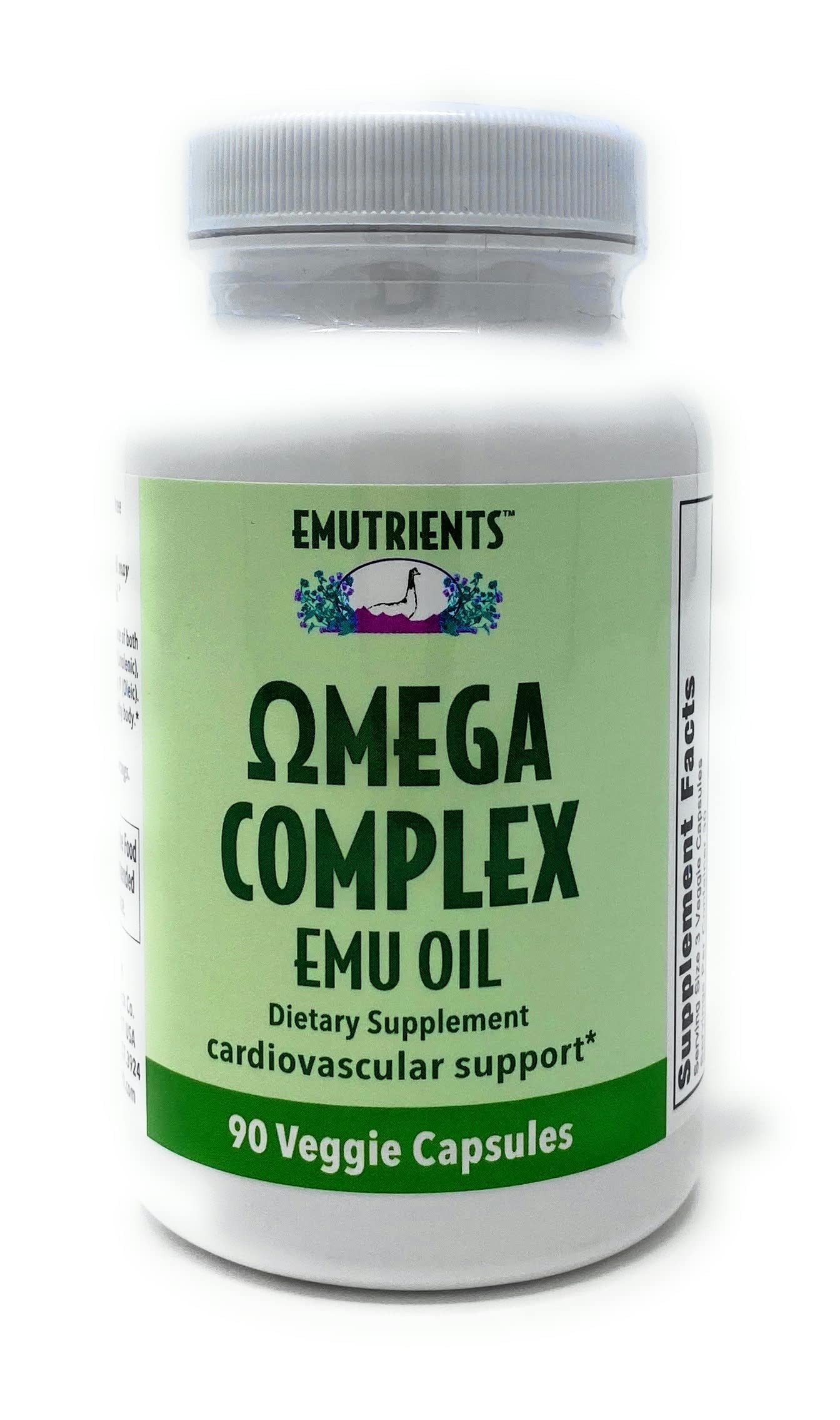 Laid In Montana Emutrients Omega Complex Emu Oil 750mg 90 Softgels