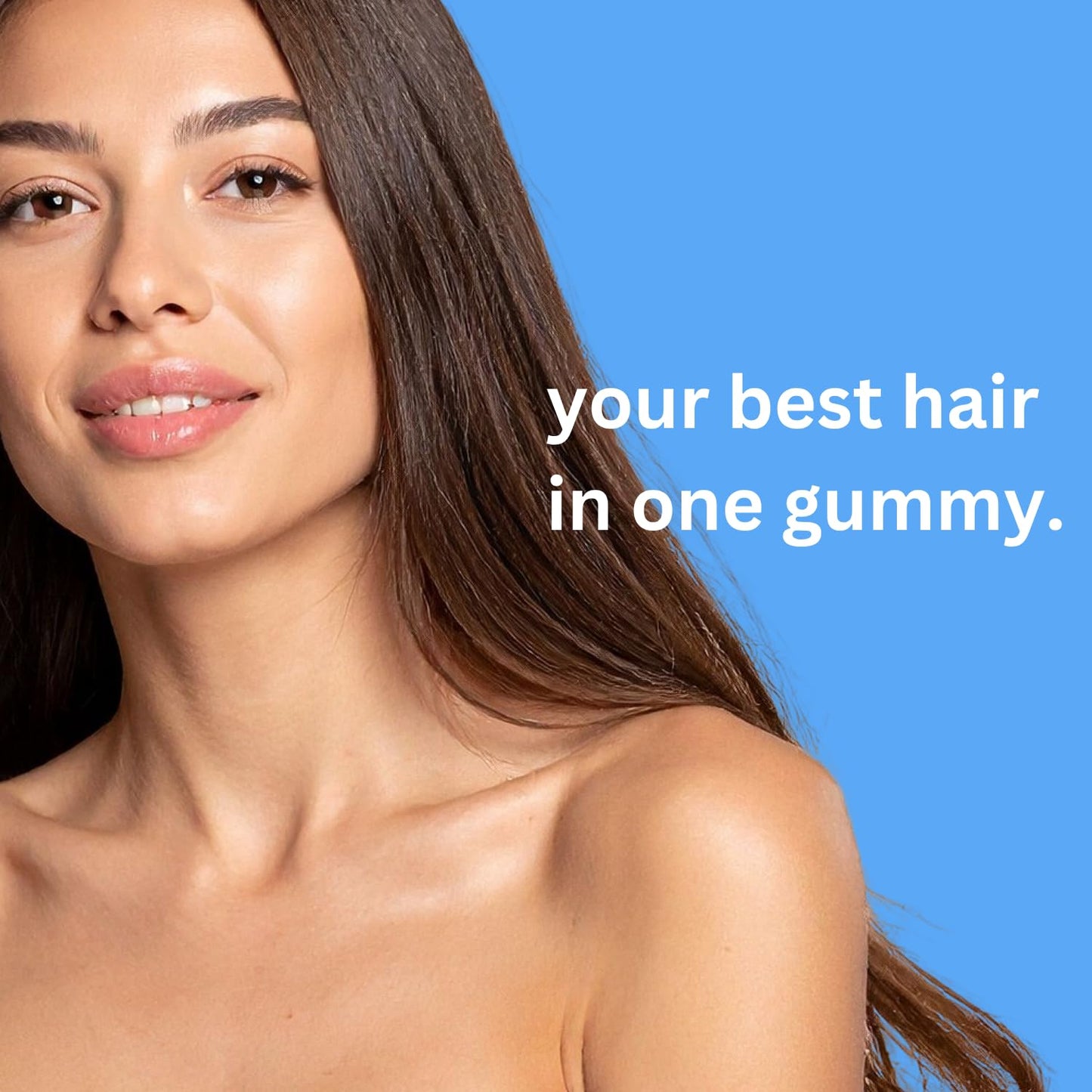 Hollywoodskin 5X Stronger Hair Growth Gummies – 9,000mcg Biotin, 250mg Keratin + 500mg MSM for Thicker, Longer, Healthier Hair – Clinically Proven Formula, 90 Gummies