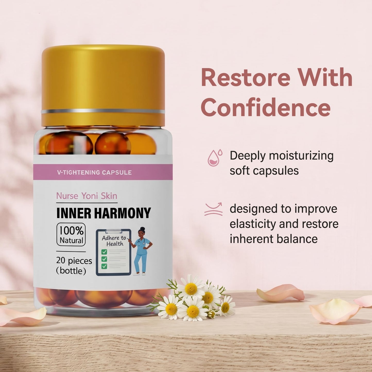 Nurse Yoni Skin Inner Harmony for Women Capsule, 1 Count
